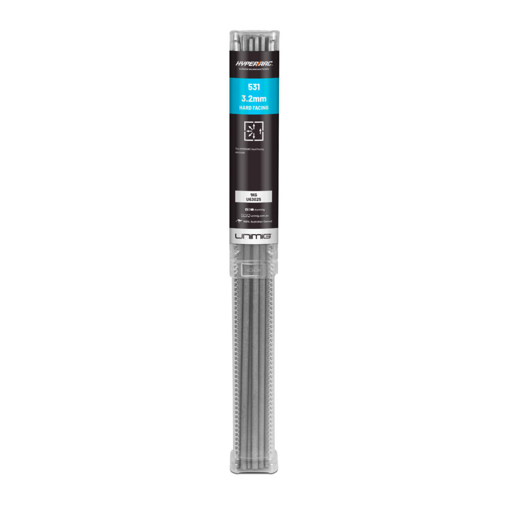 Unimig HyperArc 531 Hard Facing Electrodes 3.2mm 1KG Handy Pack