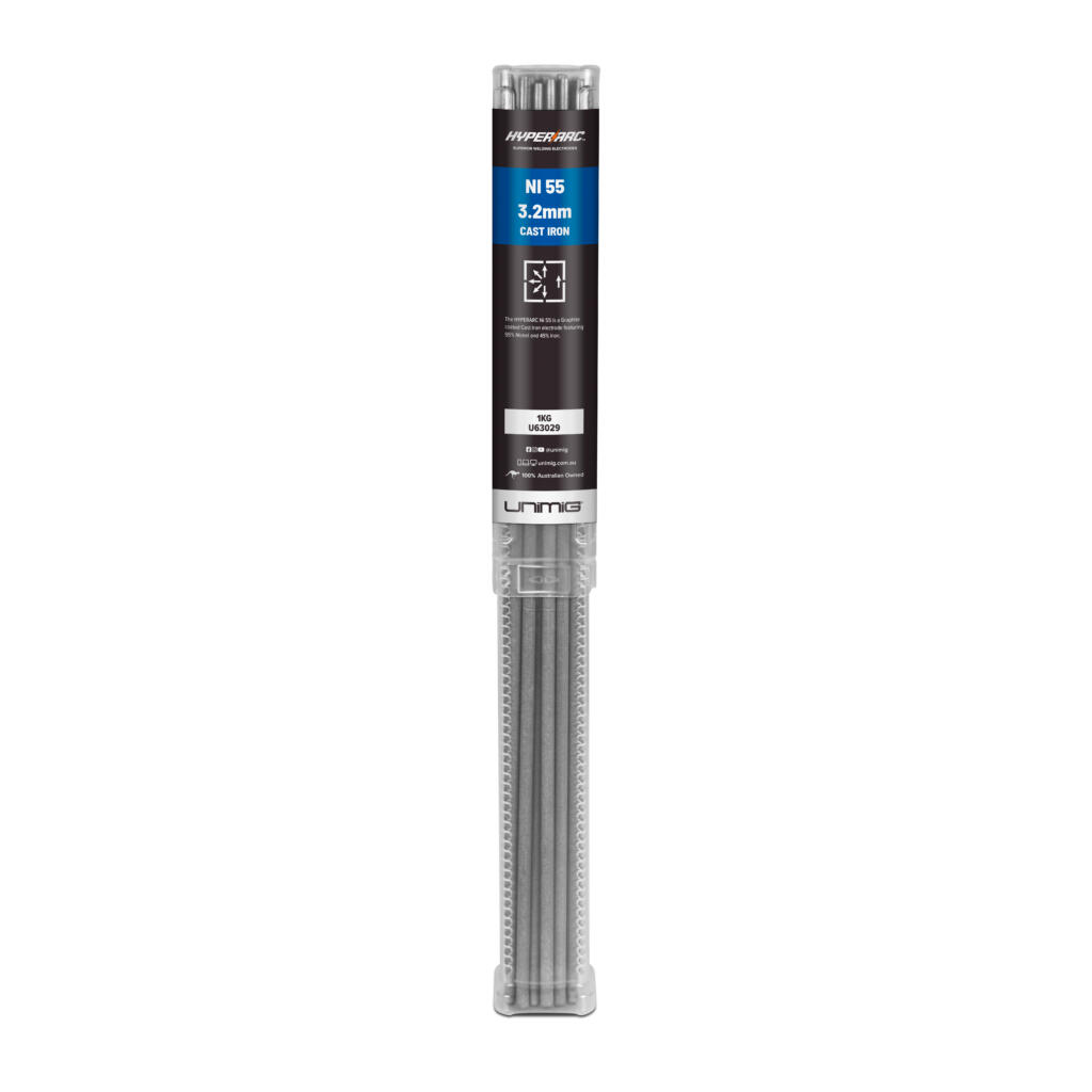 Unimig HyperArc NI 55 Cast Iron Electrodes 3.2mm 1KG Handy Pack