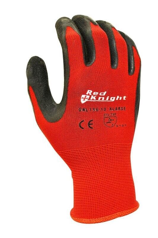 Red Knight GripMaster Latex Palm General Purpose Gloves (12 PAIRS) - Image 2