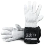 (12 pack) BOSSWELD Tig Leather Welding Gloves, Heat Flame Resistant Proof 700011