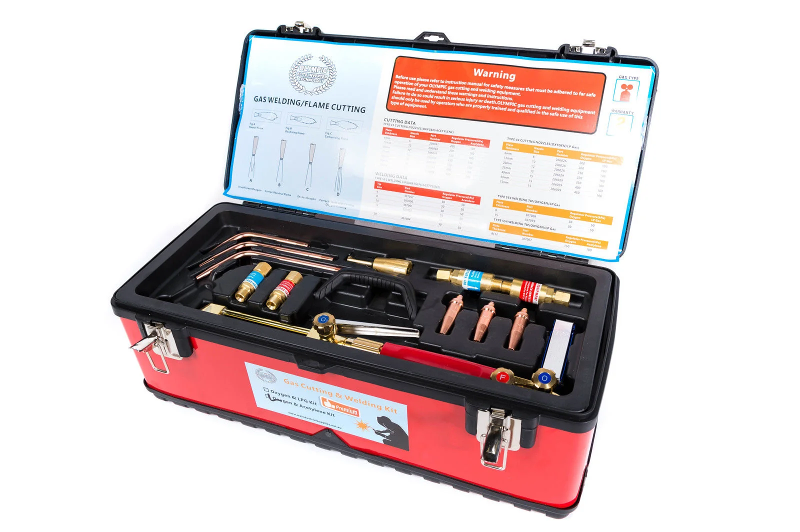 Olympic OXY / LPG PREMIUM PROFESSIONAL GAS CUTTING WELDING KIT - Image 3