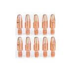 Olympic MIG 1.0mm Binzel Style Contact Tips 10 pack M6 x 28mm x 1.0mm
