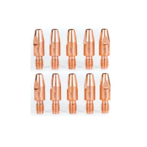 Olympic MIG 1.0mm Binzel Style Contact Tips 10 pack M6 x 28mm x 1.0mm