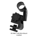MULTI-ANGLE HELMET MOUNT FOR ACCESSORY SLOT OR BRIM NS-HMC7